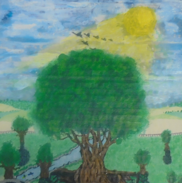 Painting by participant