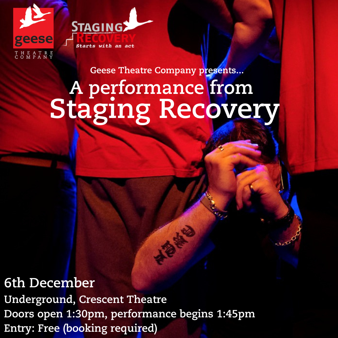 Staging Recovery promotional flyer