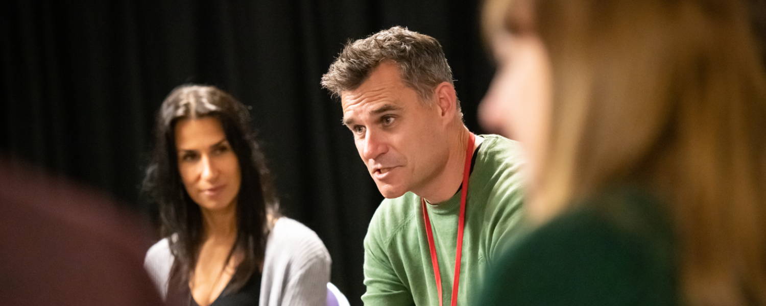 Andy facilitates training at Roundhouse