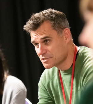 Andy facilitates training at Roundhouse