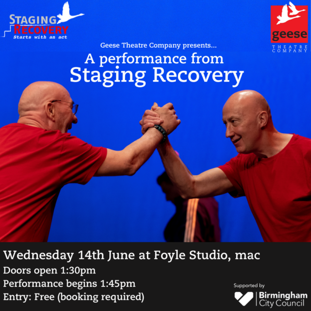 Staging Recovery performance poster