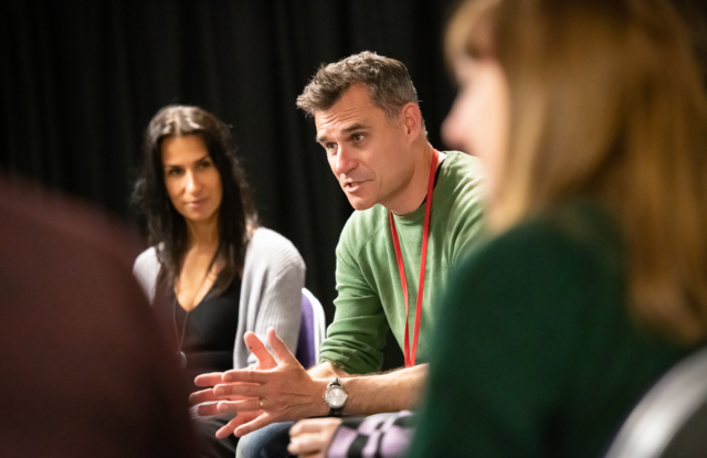 Andy facilitates training at Roundhouse